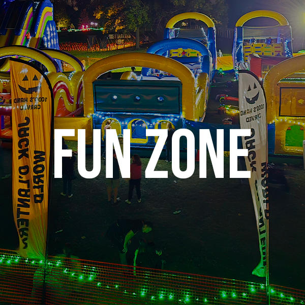 -All ages welcome -Giant inflatable wonderland -Glow in the dark mini golf