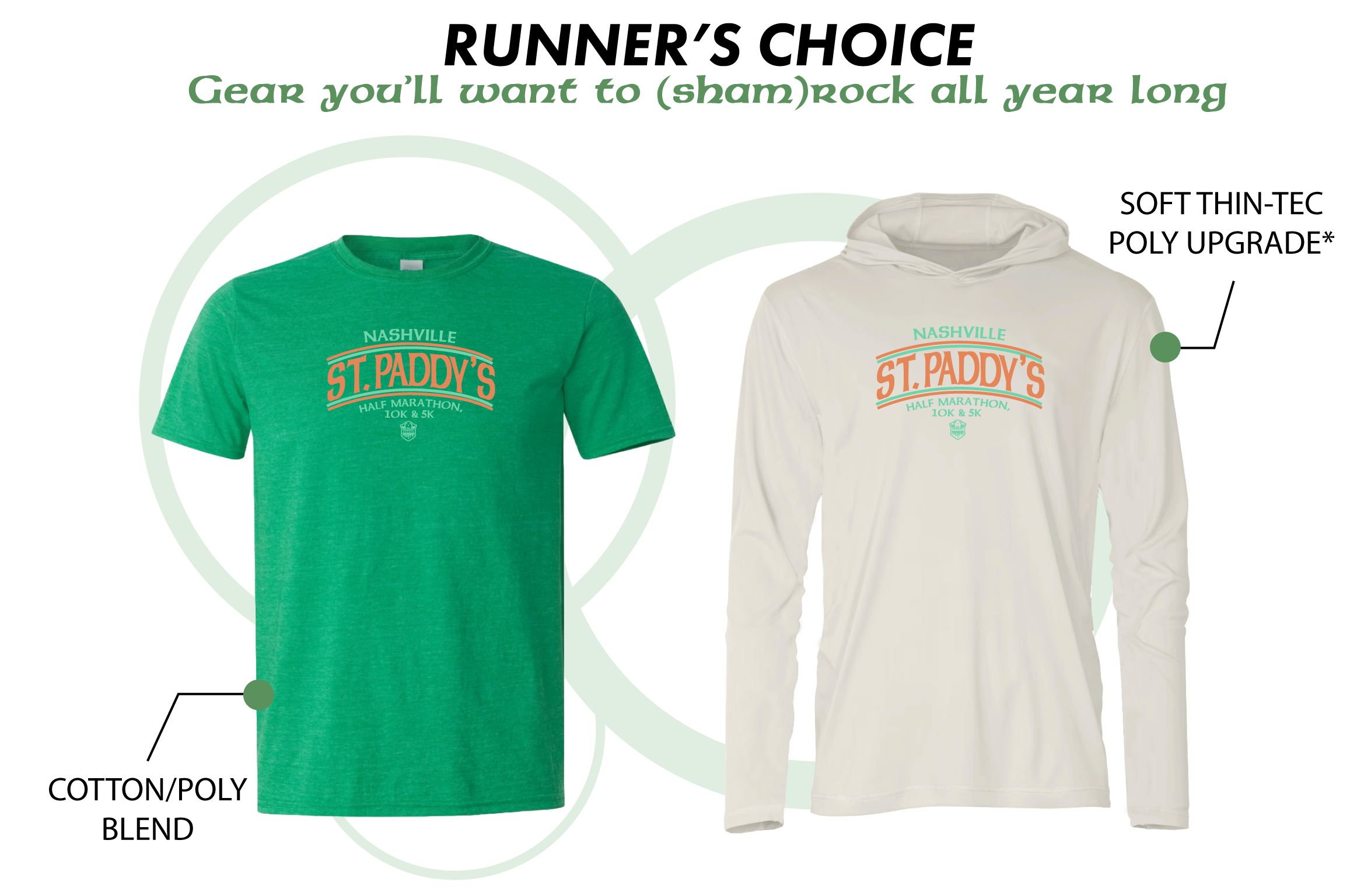 Nashville St. Paddy’s Half Marathon, 10K & 5K