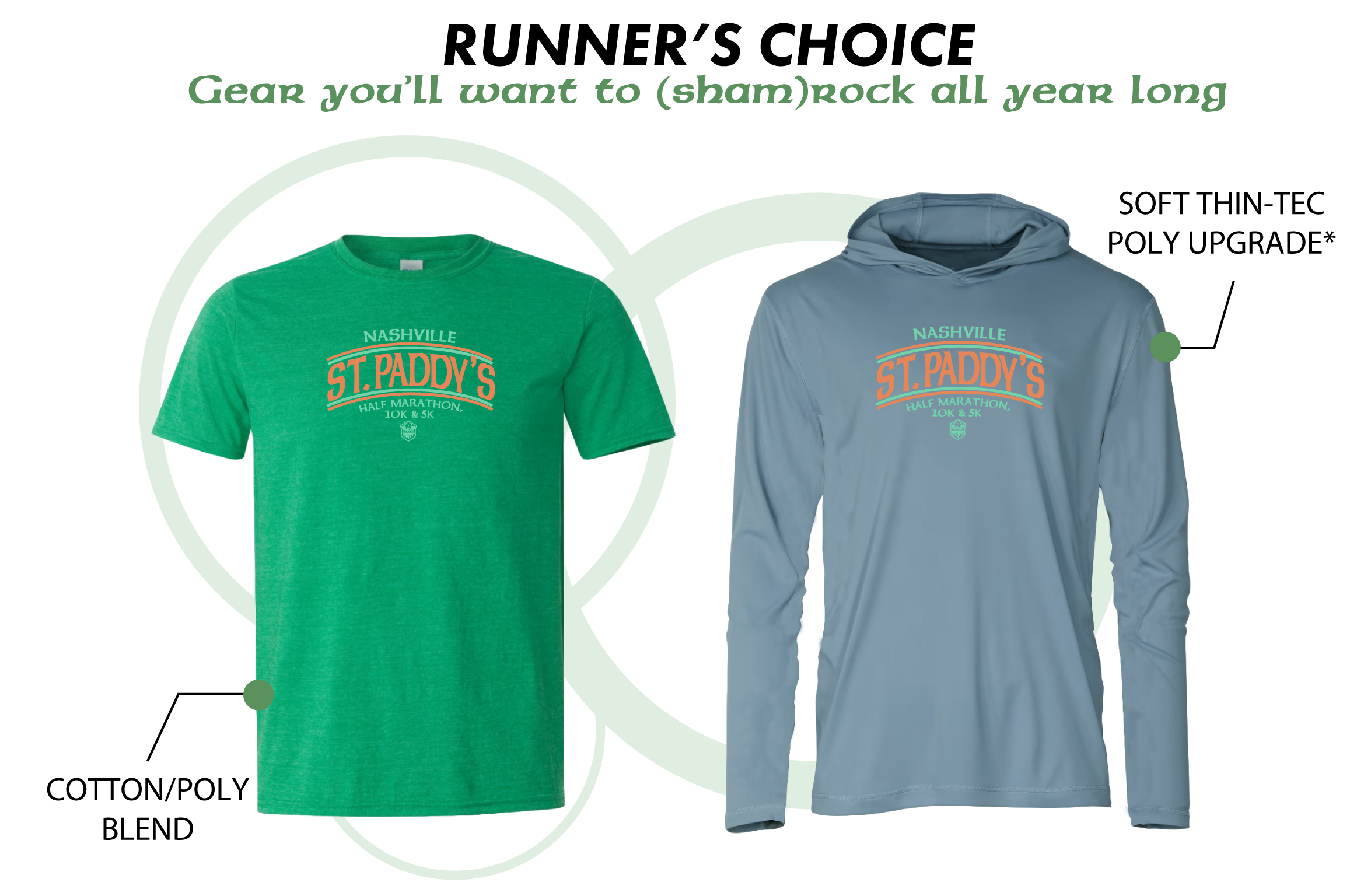 Nashville St. Paddy’s Half Marathon, 10K & 5K